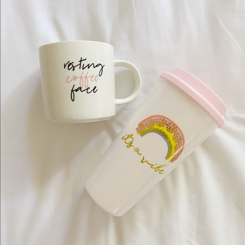 NWOT Coffee bundle: mug and commuter cup ☕️